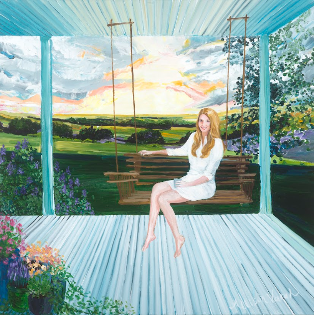 Porch Swing Linen Paper