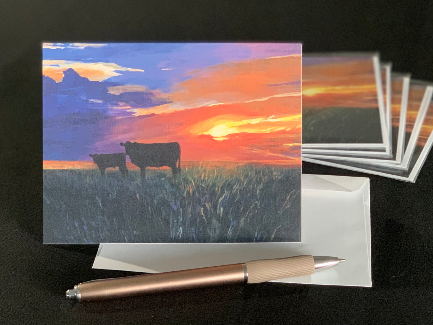 Sunset Pair Note Card